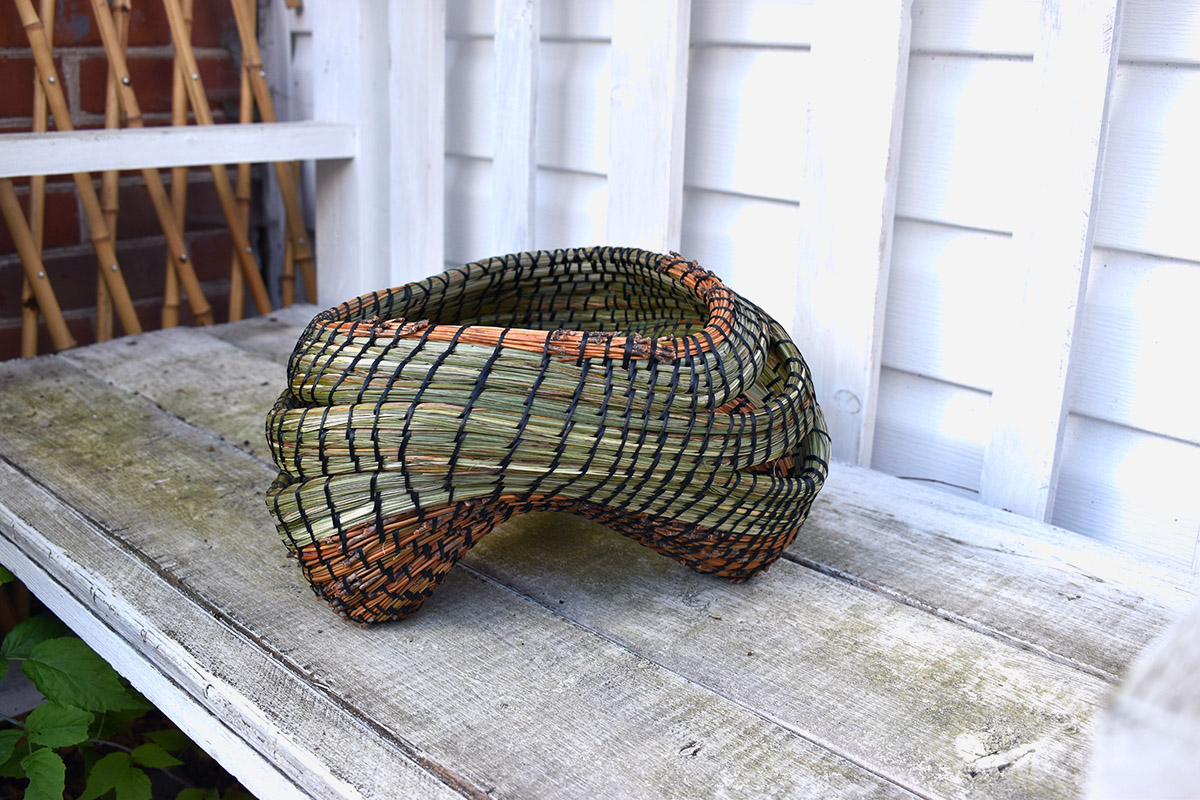 Coiled Tripod Basket Cara Jordan