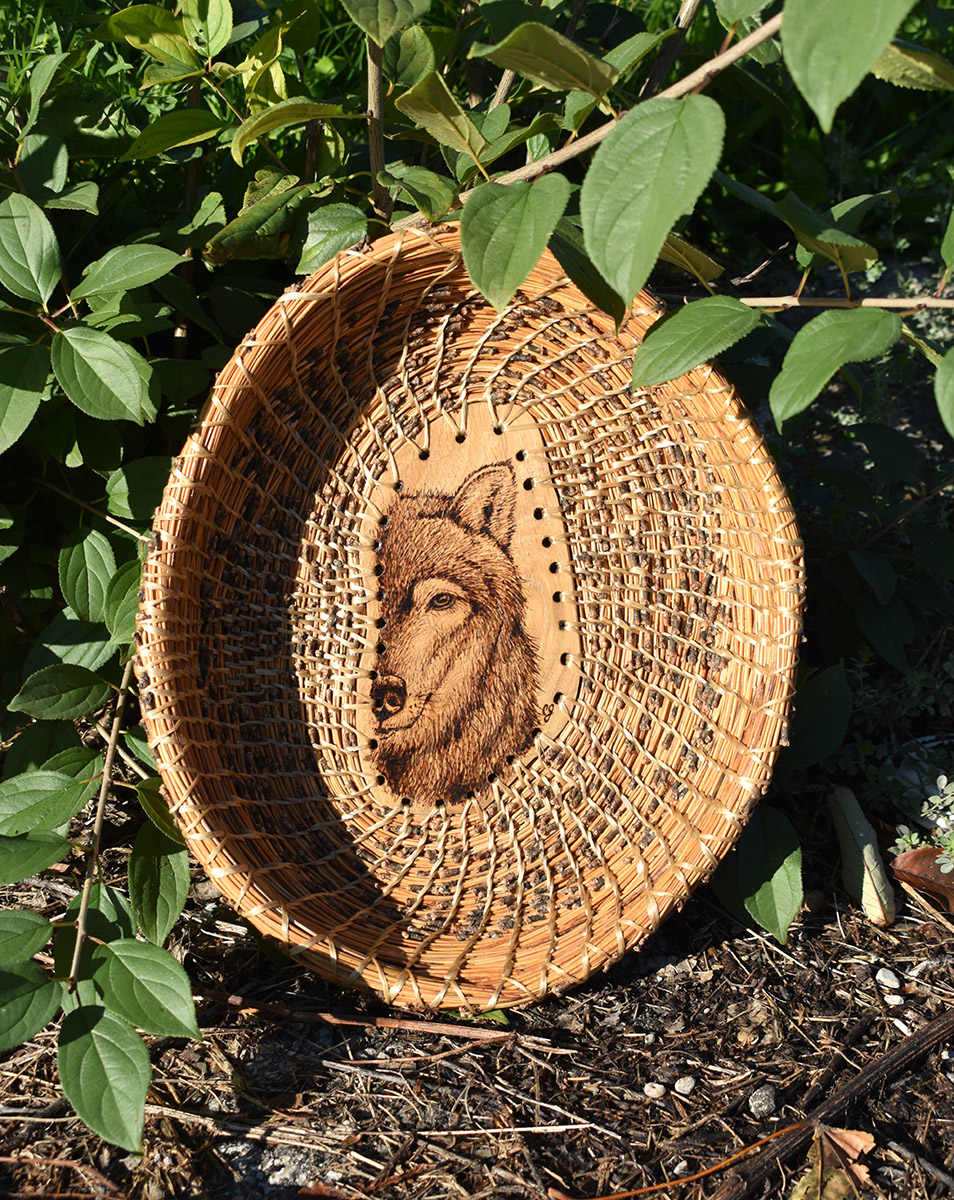 Pine Needle Wolf Basket Cara Jordan
